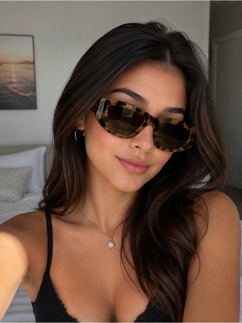 Source Unknown Tortoiseshell Sunglasses with Brown Lenses